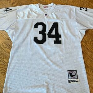 Bo Jackson Oakland Raiders Throwback 1987 Mitchell and Ness Jersey